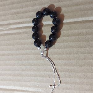 .925 adjustable onyx bracelet